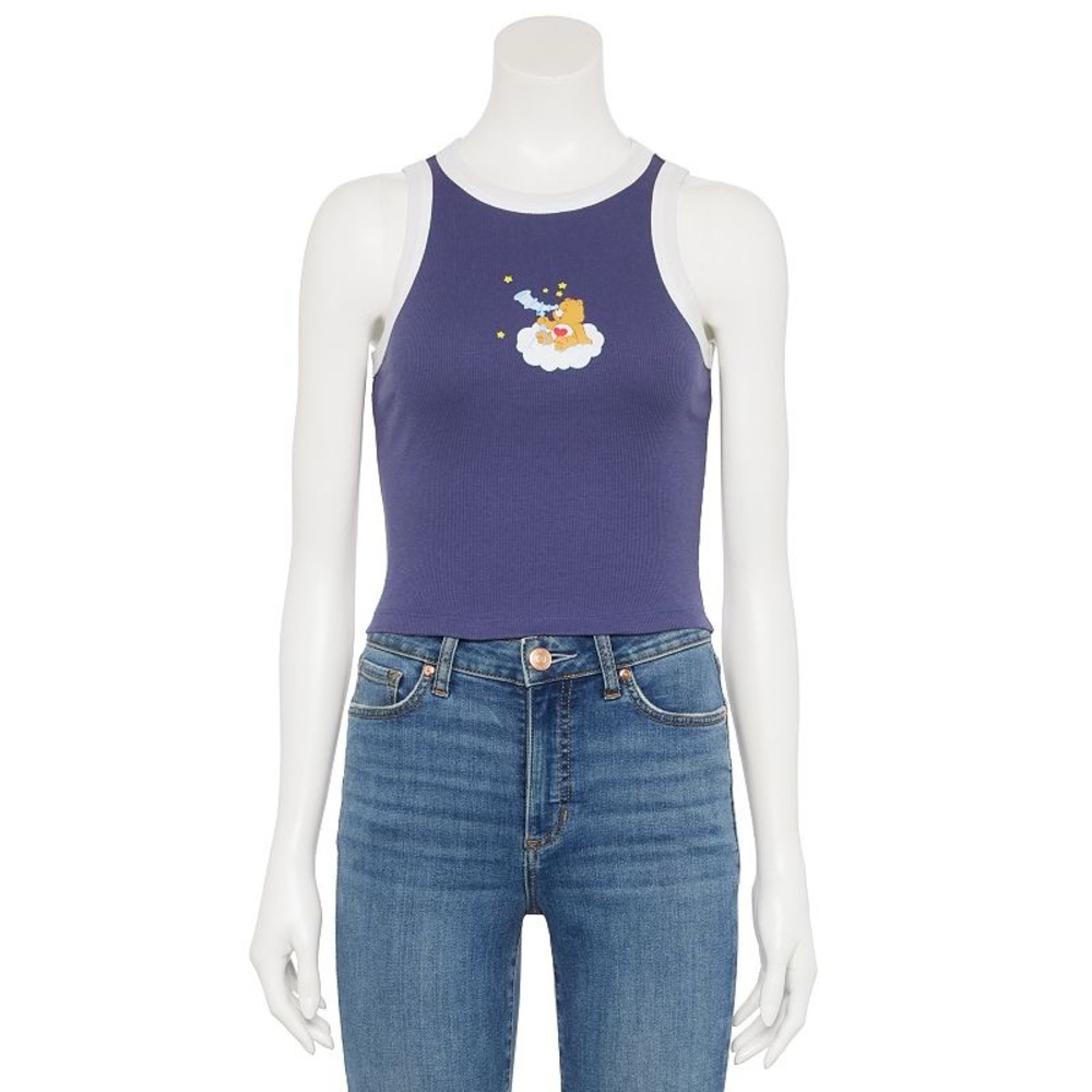 NWOT Care Bears Tenderheart High-Neck Graphic Tank Top - XS